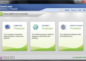 ZoneAlarm Antivirus & Firewall 2013 screenshot