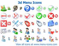 3d Menu Icons screenshot
