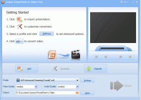 Leawo PowerPoint to Video Free screenshot