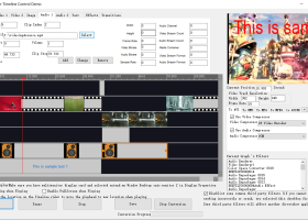 Movie Maker Timeline SDK Control screenshot