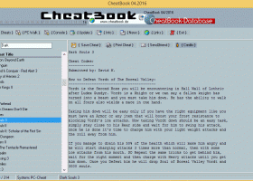 CheatBook Issue 04/2016 screenshot