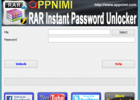 Appnimi Rar Instant Password Unlocker screenshot