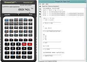 DreamCalc DCS Scientific Calculator screenshot