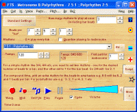 Metronome and Polyhythm player screenshot