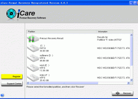 iCare Format Recovery screenshot