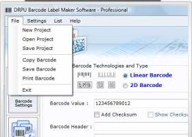 Barcode Creator Software screenshot