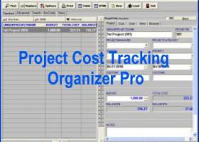 Project Cost Tracking Organizer Pro screenshot