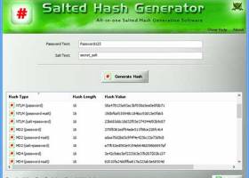 Salted Hash Generator screenshot