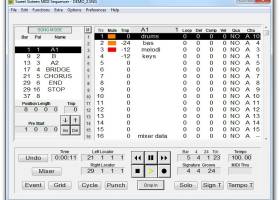 Sweet Sixteen MIDI Sequencer screenshot