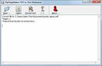 FlipPageMaker PDF to Text screenshot