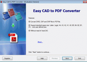 Easy CAD to PDF Converter screenshot