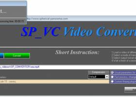 Spherical Panorama Video Converter screenshot