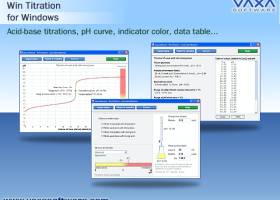 WinTitration. Acid base titration curve screenshot