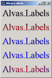 Alvas.Labels screenshot