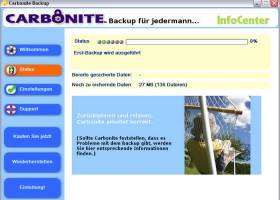 Carbonite Online PC Backup screenshot