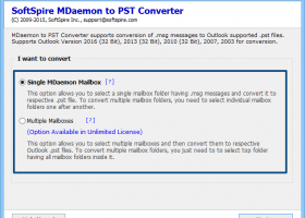 MDaemon Email Files to Outlook screenshot