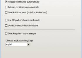 Aloaha Smartcard Connector screenshot