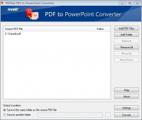 PDFBat PDF to PowerPoint Converter screenshot