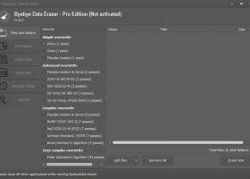 ByebyeData Eraser Pro for Home Edition screenshot