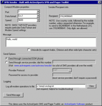 SMS and Pager Toolkit screenshot