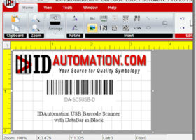 Barcode Label Standard Software screenshot