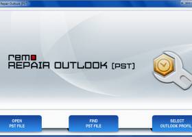 Remo Repair Outlook PST screenshot