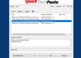 QuickTextPaste screenshot