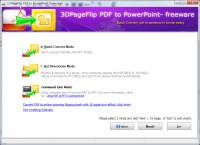 3DPageFlip PDF to PowerPoint - freeware screenshot