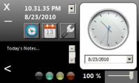 Opaloflux Clock and Calendar Application screenshot