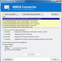Extract Data from MBOX to Outlook screenshot