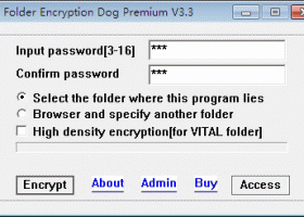 Folder Encryption Dog Premium screenshot