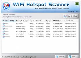 WiFi Hotspot Scanner screenshot