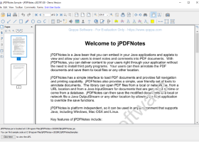 jPDFNotes screenshot