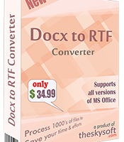 DOCX TO RTF Converter screenshot