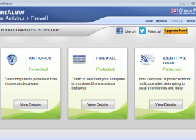 ZoneAlarm Free Antivirus + Firewall 2015 screenshot