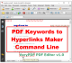 VeryUtils PDF Keywords to Hyperlinks Maker