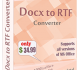 DOCX TO RTF Converter