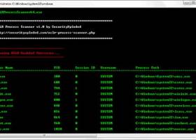 ASLR Process Scanner screenshot