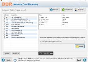 Memory Card Data Restore Software screenshot