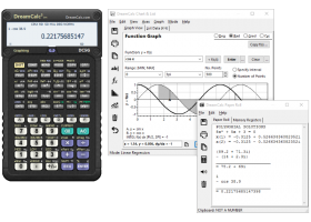 DreamCalc Scientific Graphing Calculator screenshot