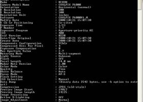 ExifTool screenshot