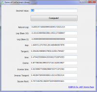 EsbDecimals screenshot