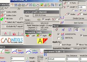 CADinTools Macros for CorelDRAW screenshot