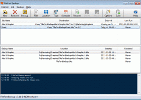 FileFort Backup Plus screenshot
