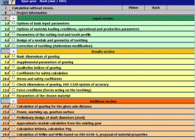 MITCalc Gear rack design screenshot