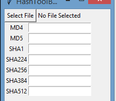 Hashtoolbox screenshot