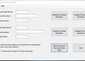 Lottery Analyzer Expert Australian screenshot