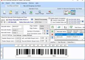 Medical Equipment Barcode Creator screenshot