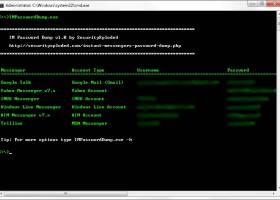 IM Password Dump screenshot