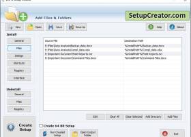 Setup Creator screenshot